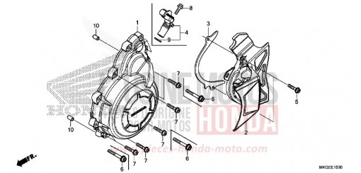 COUVERCLE DE GENERATEUR C.A. CMX500AL de 2020